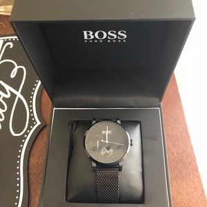 Hugo boss mens mesh watch